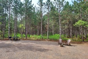 Central WI 10 Acre Wooded Land for Sale with Gravel Driveway & Clearing!