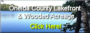 Oneida County Lakefront & Wooded Acreage!