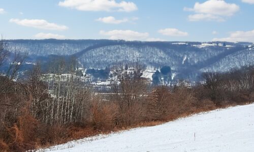 Wooded land for sale in Crawford County, Wisconsin with panoramic valley views near Gays Mills and the Kickapoo River State Wildlife Area