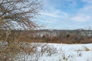 Wooded property for sale near Gays Mills, WI with scenic countryside views close to the Mississippi River