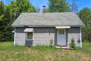 Wooded land with 2-BR cabin for sale on Somo River near Tomahawk, WI