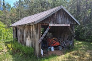 Wooded land with 2-BR cabin for sale on Somo River near Tomahawk, WI